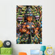 Colorfull Statue of Hindu Goddess Lakshmi Wall Mural