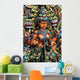 Colorfull Statue of Hindu Goddess Lakshmi Wall Mural