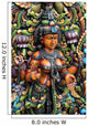 Colorfull Statue of Hindu Goddess Lakshmi Wall Mural