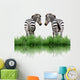 Zebra with Green Grass Wall Decal