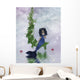 Moon Mermaid Wall Mural