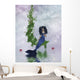 Moon Mermaid Wall Mural
