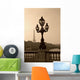 Vintage Lamppost on the Bridge of Alexandre Wall Mural