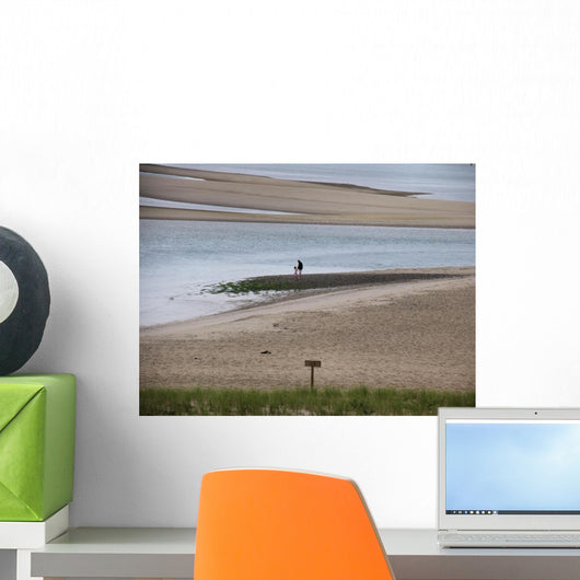 Father Daughter Beach Wall Mural