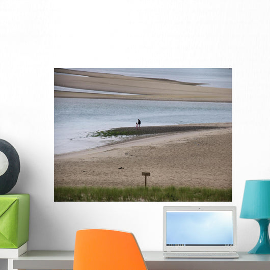 Father Daughter Beach Wall Mural