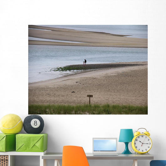 Father Daughter Beach Wall Mural