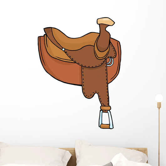 Horse Saddle Wall Decal