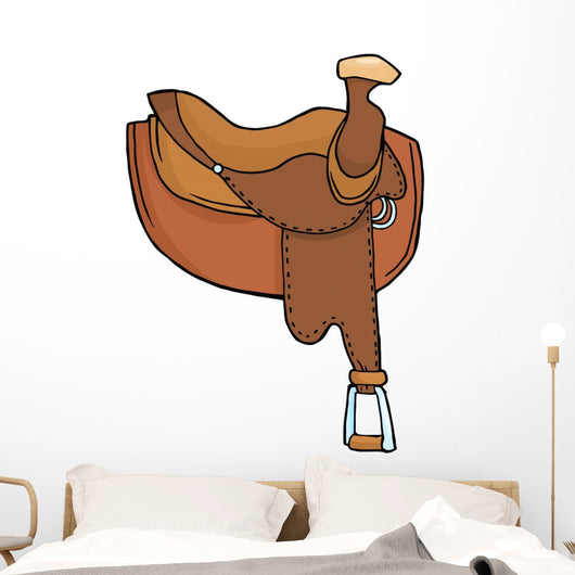 Horse Saddle Wall Decal
