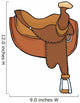 Horse Saddle Wall Decal