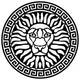 Portrait of a Lion and Meanders Wall Decal