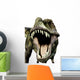 Tyrannosaurus Green Defend Close up Wall Mural