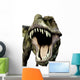 Tyrannosaurus Green Defend Close up Wall Mural
