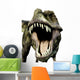 Tyrannosaurus Green Defend Close up Wall Mural