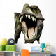 Tyrannosaurus Green Defend Close up Wall Mural