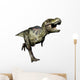 Tyrannosaurus Green Running Wall Decal