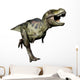 Tyrannosaurus Green Running Wall Decal