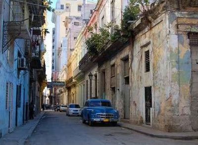 Street Car Cuba Wall Decal