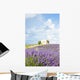 chapel with lavender field, Plateau de Valensole, Provence, Fran Wall Mural