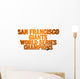 San Francisco Giants Wall Decal