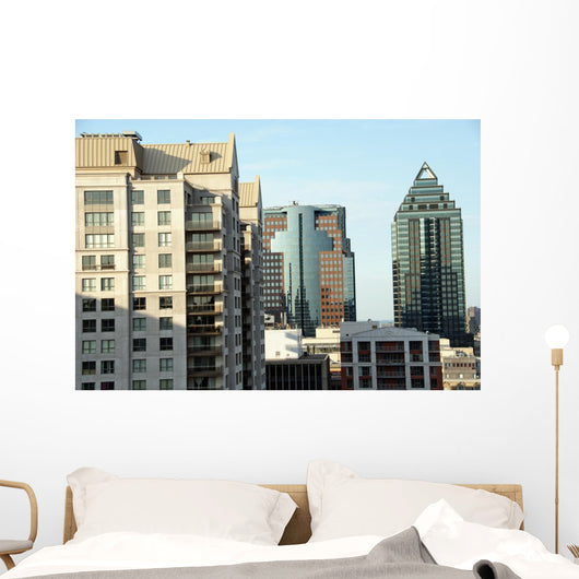 Skyscrapers Montreal Canada Wall Mural