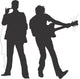 Concert Musicians Silhouettes