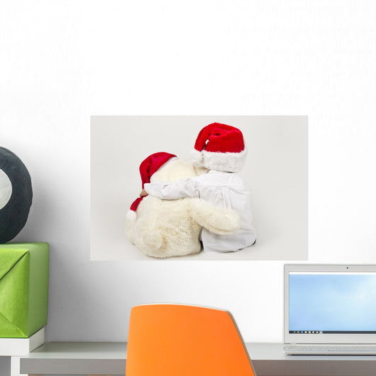 weichnachten mit teddy Wall Mural