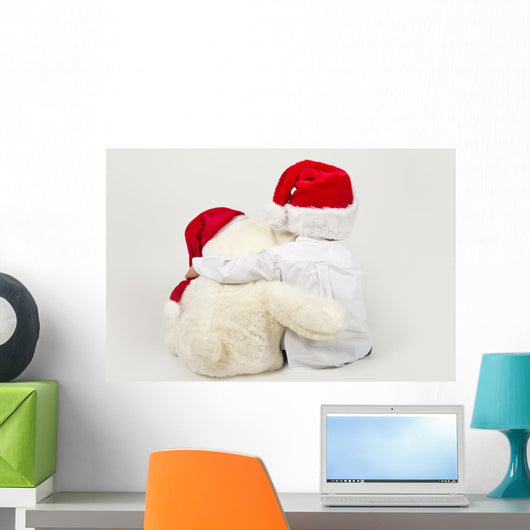 weichnachten mit teddy Wall Mural