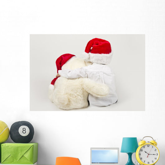 weichnachten mit teddy Wall Mural