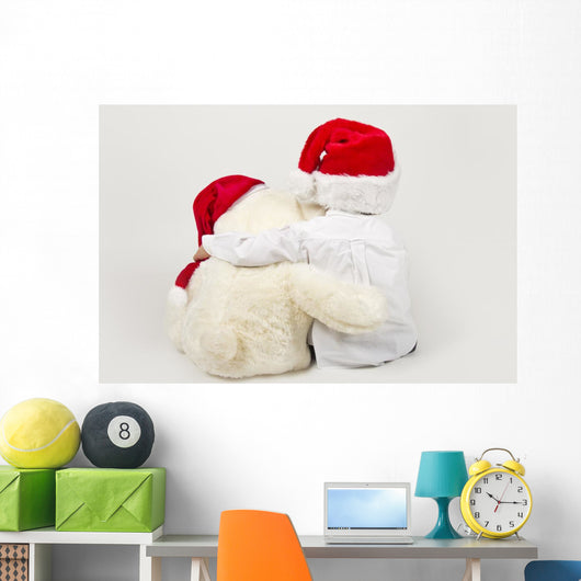 weichnachten mit teddy Wall Mural