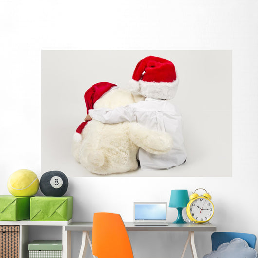 weichnachten mit teddy Wall Mural