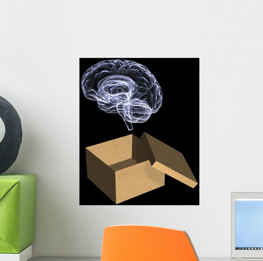 think outside the box Wall Mural