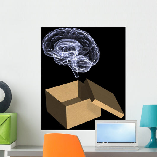 think outside the box Wall Mural