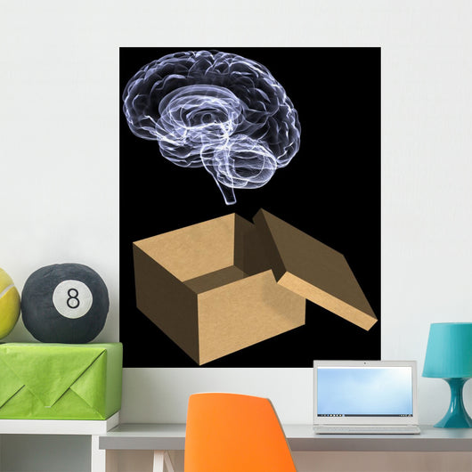 think outside the box Wall Mural