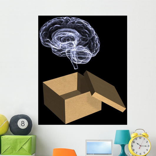 think outside the box Wall Mural