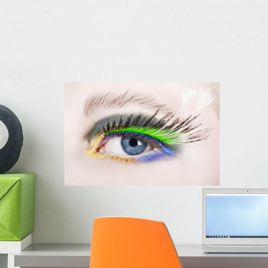 Macro Eye with False Wall Mural