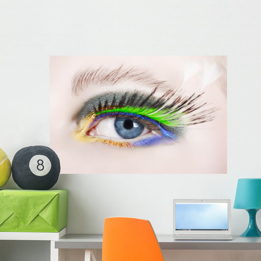 Macro Eye with False Wall Mural