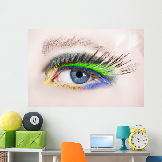 Macro Eye with False Wall Mural