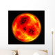 fire planet Wall Mural