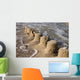 Ruins Sand Castle Being Wall Decal