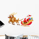 Santa and Reindeer Pulling