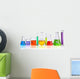 Laboratory Glassware Wall Decal