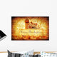 Thanksgiving holiday background Wall Mural