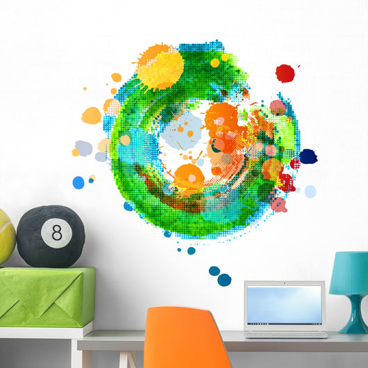 Vector Grunge Design Elements Wall Decal
