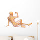 Male Human Body and Wall Mural