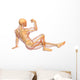 Male Human Body and Wall Mural
