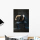 Hip-hop dancer in aqua studio Wall Mural