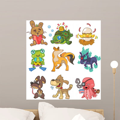 Animal shown on a wall