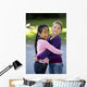 Best Friends Smiling and Wall Mural