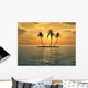 Mid Island Sunset2 Wall Decal