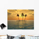 Mid Island Sunset2 Wall Decal